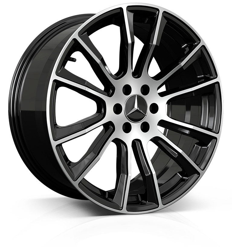 Hawke Denali 20 inch wheel finished in Black Polished; drilled to 6-114 stud pattern